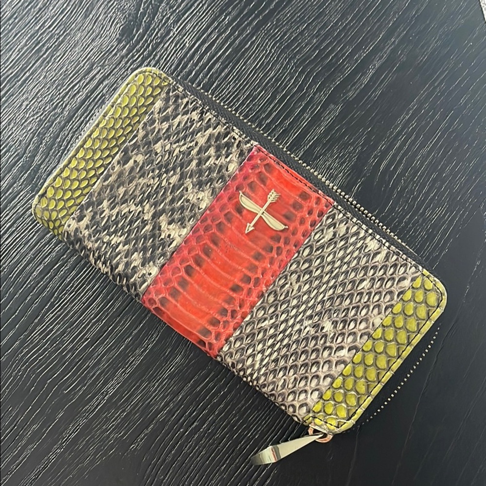 Pour La Victoire Snakeskin Wallet